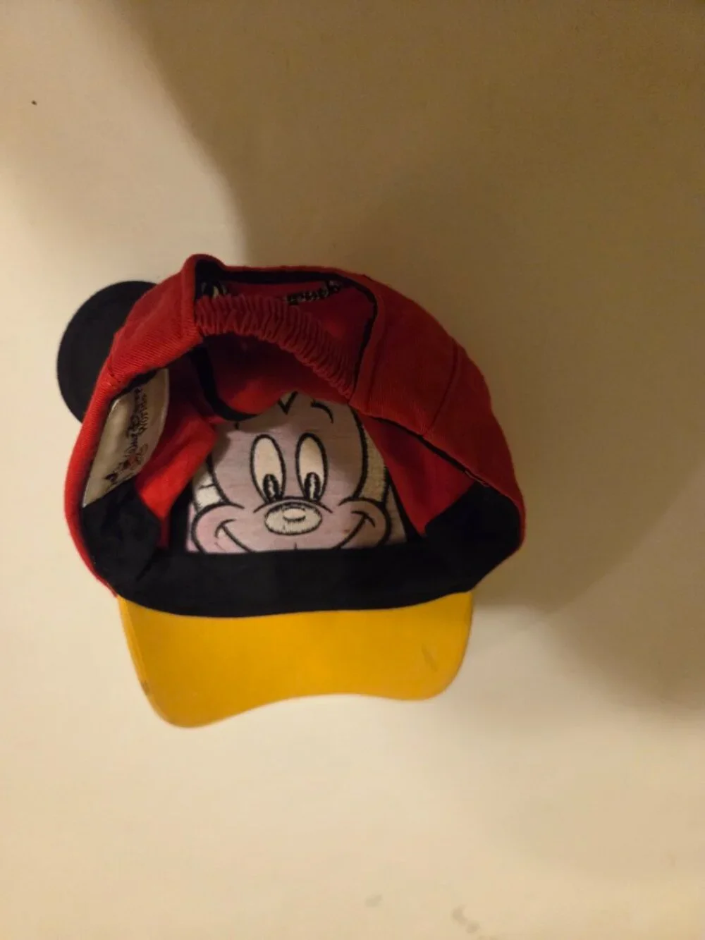Disney Parks Youth Mickey Mouse Baseball Cap with Mickey Signature